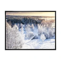 Toile « Beautiful Winter Panorama