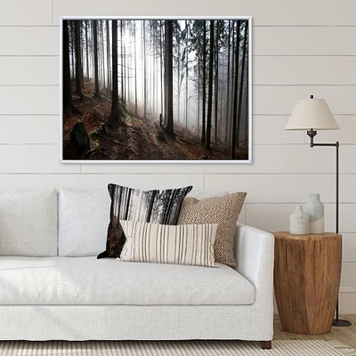 Misty Forest Morning Panorama  Wall Art