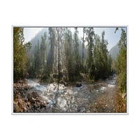 Toile « Mountain River Panorama