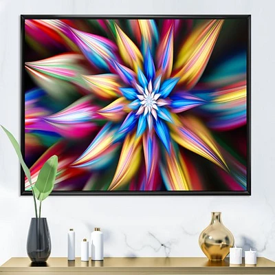 Exotic Multi Color Flower Petals  Wall Art