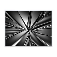 Futuristic Crystal Background  Canvas Art Print