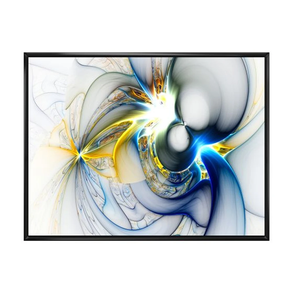 Shining Multi Colored Plasma  Wall Art Canvas