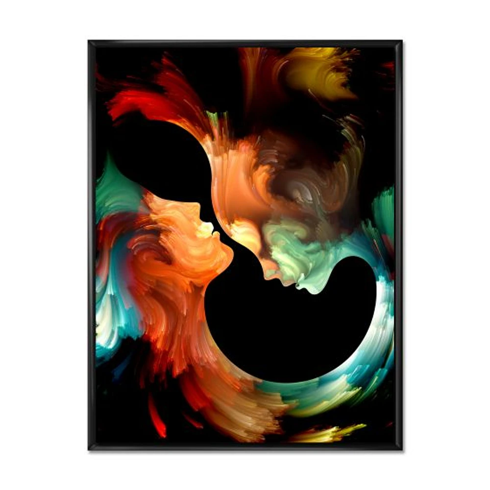 Realms of Paint - Abstract People  Canvas Wall Art Print