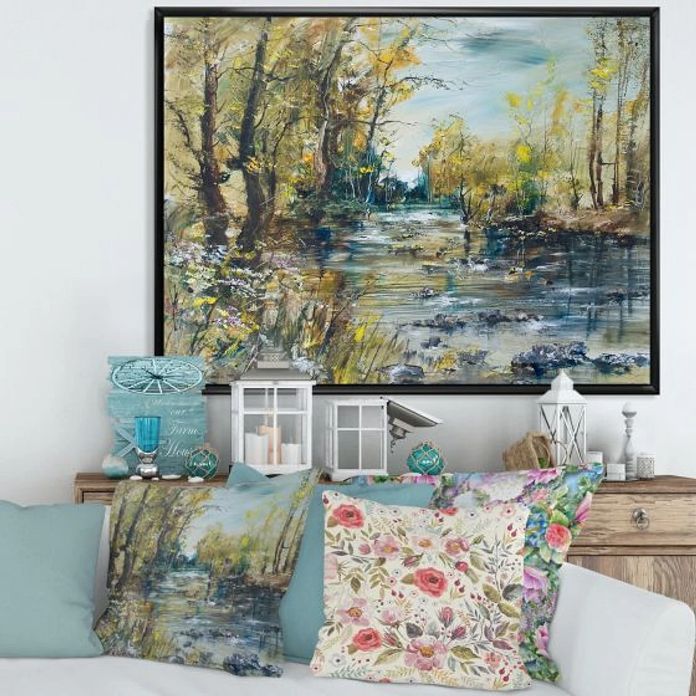 Toile « Rocky River the Forest »