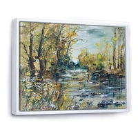 Toile « Rocky River the Forest »