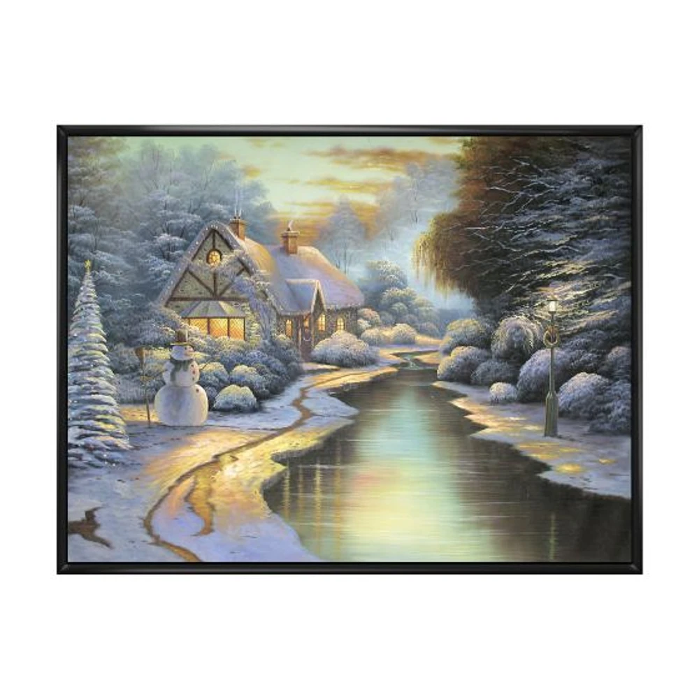 Toile « Evening Glow Chrismas Eve »