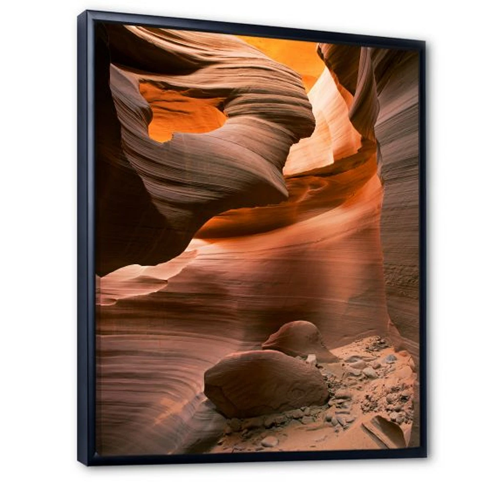 Toile « Lower Antelope Slot Canyon Reflected Sunlight »