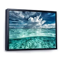 Amazing Underwater Seascape and Clouds  Wall Art