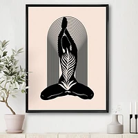 Cosmic Women Series Black and White II  Wall Art