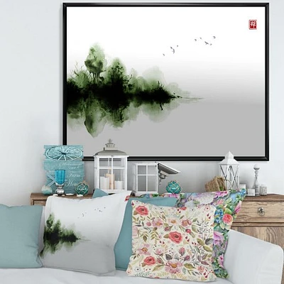 Japanese Red Moon I  Wall Art