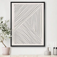 Toile « Minimal Geometrical Lines II »