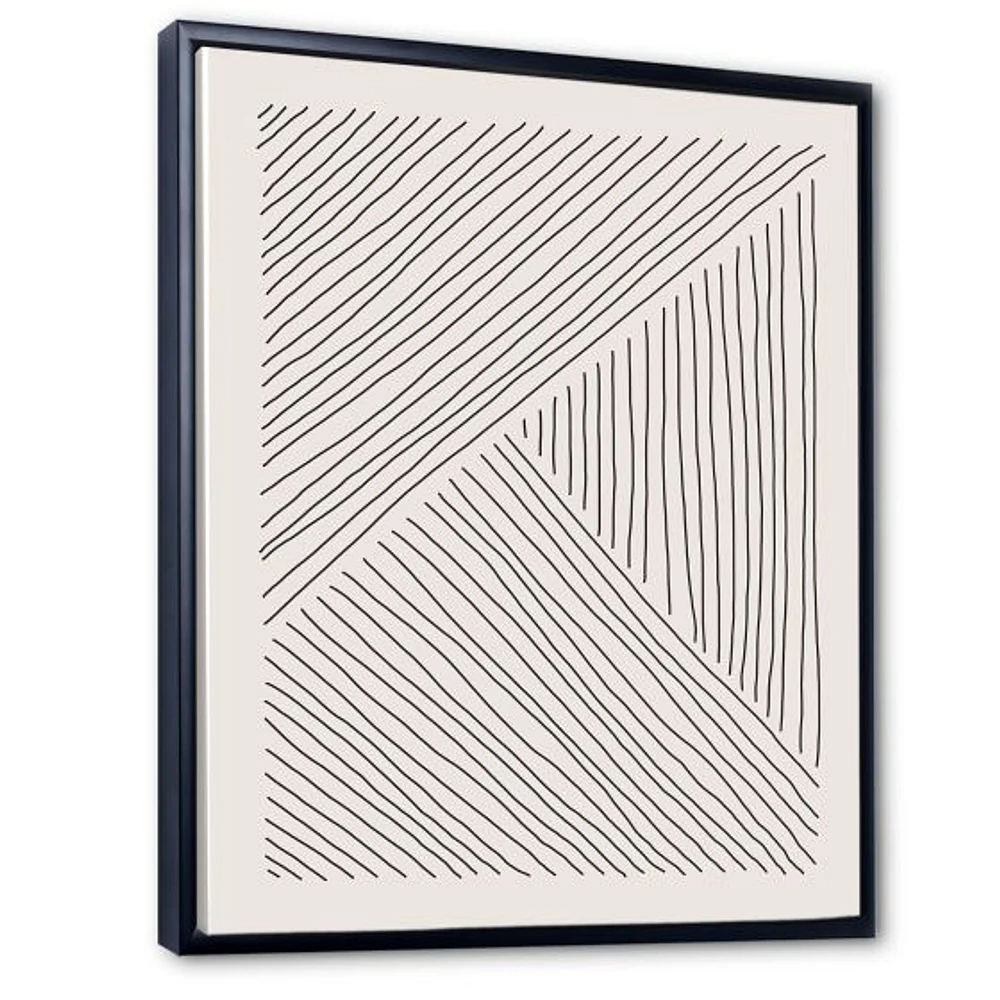 Toile « Minimal Geometrical Lines II »