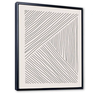 Toile « Minimal Geometrical Lines II »