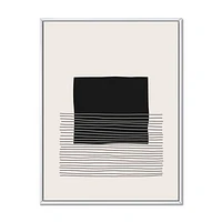 Toile « Minimal Geometric Lines and Squares VIII »