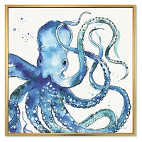 Blue Deep Sea VIII Canvas Wall Art