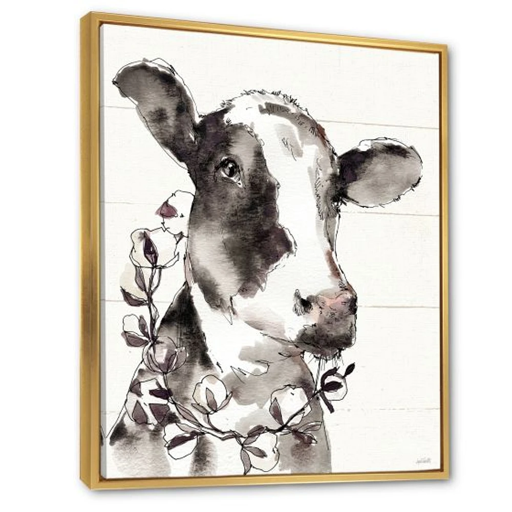 Cow Portrait Counrty Life  Wall Art