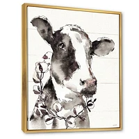 Toile « Cow Portrait Counrty Life »