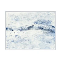 Blue Wipe Out Canvas Art