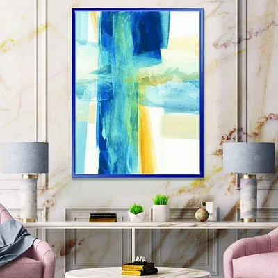 Indigo Panel VI  Canvas Artwork