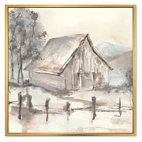 Farmhouse Barn Grey VII  Canvas