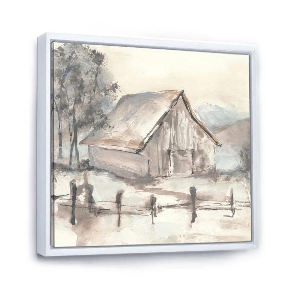 Farmhouse Barn Grey VII  Canvas