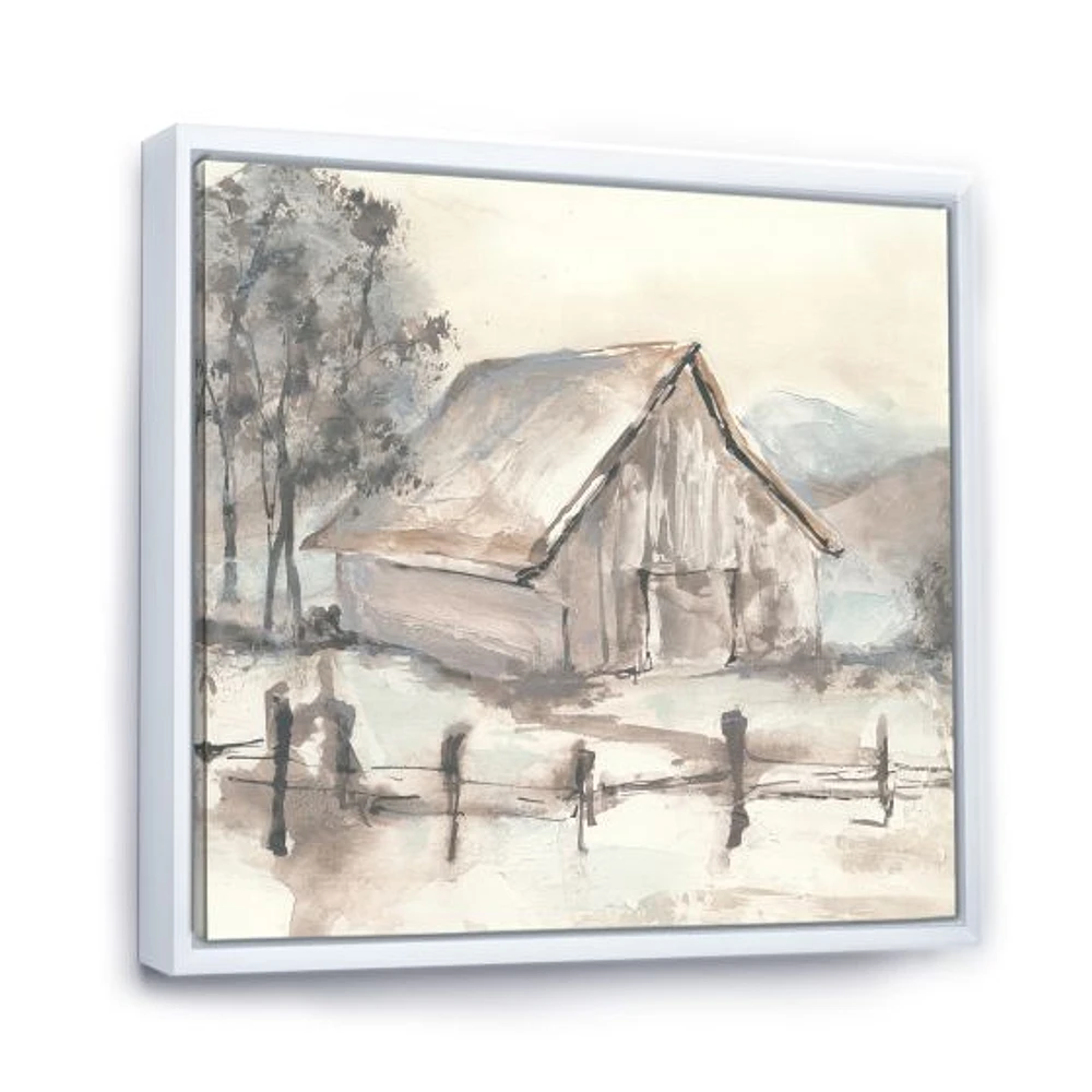 Farmhouse Barn Grey VII  Canvas