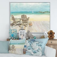 Toile « Seaside Morning no Window »