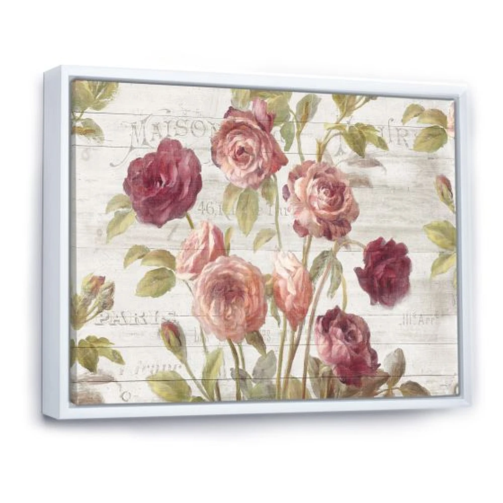 French Roses I  Canvas Wall Art