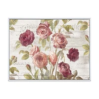 French Roses I  Canvas Wall Art