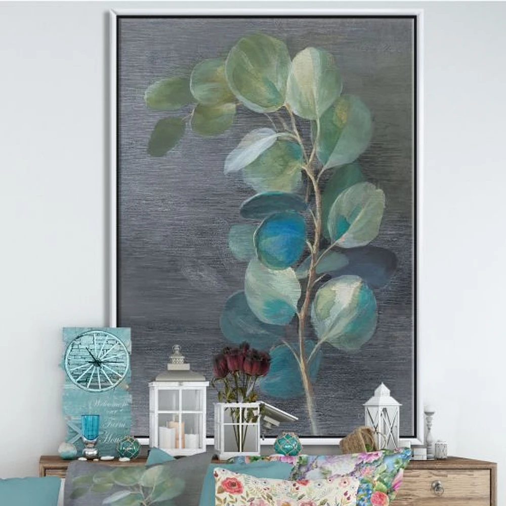 Fresh Leaves II  Canvas Wall Art Print