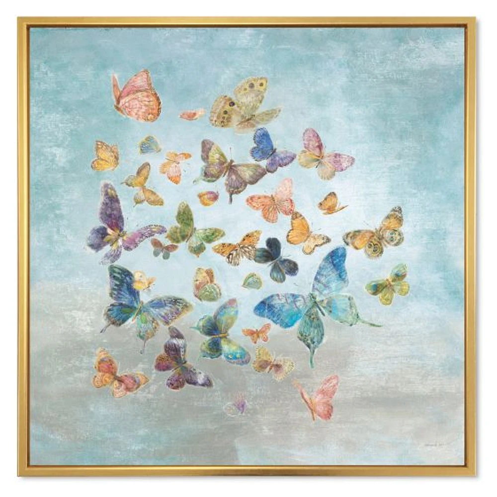 Toile « Butterflies Dancing I