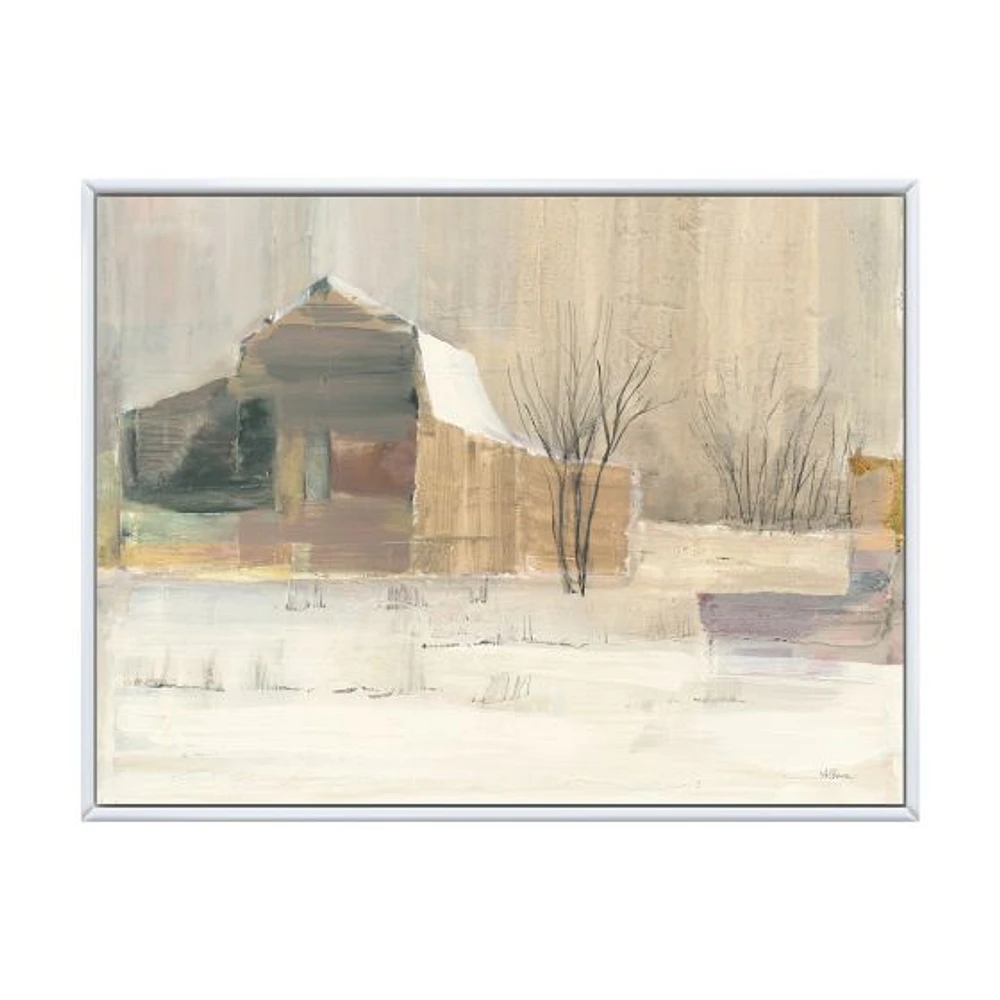 Toile « Winter on the Farm house »