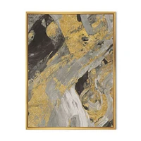 Marble Gold and Black  Wall Art