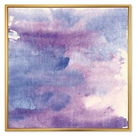 Watercolor Purple Haze II  Wall Art