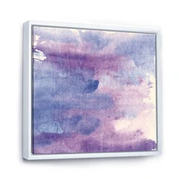 Watercolor Purple Haze II  Wall Art