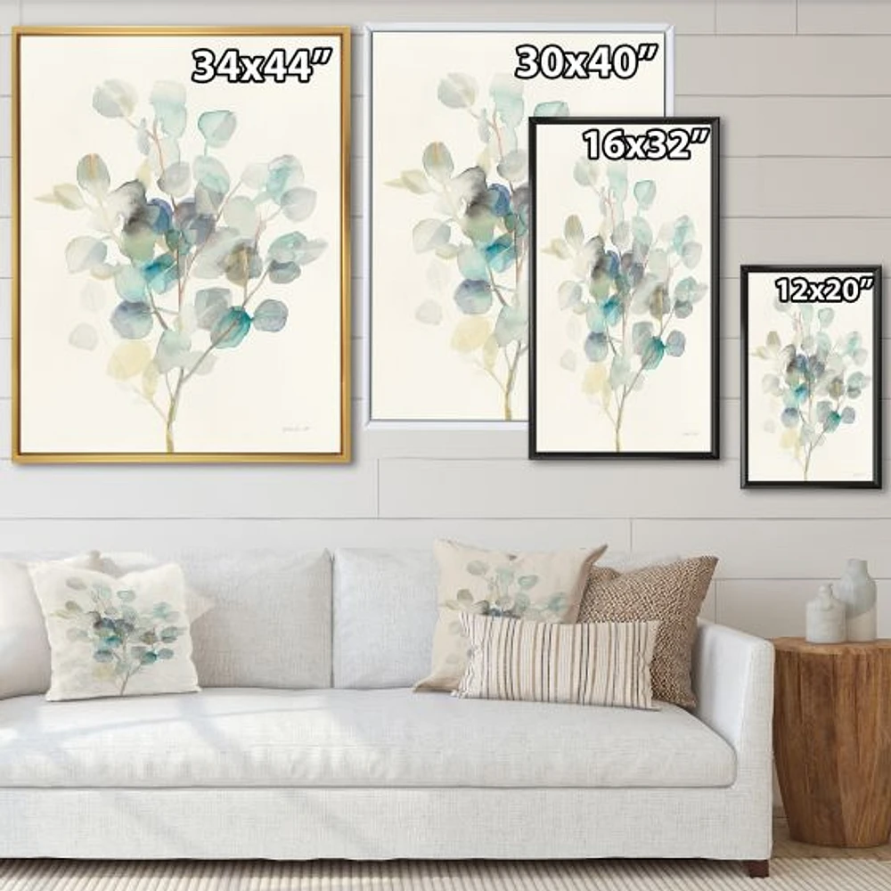 Eucalyptus Leaves I  Canvas Wall Art