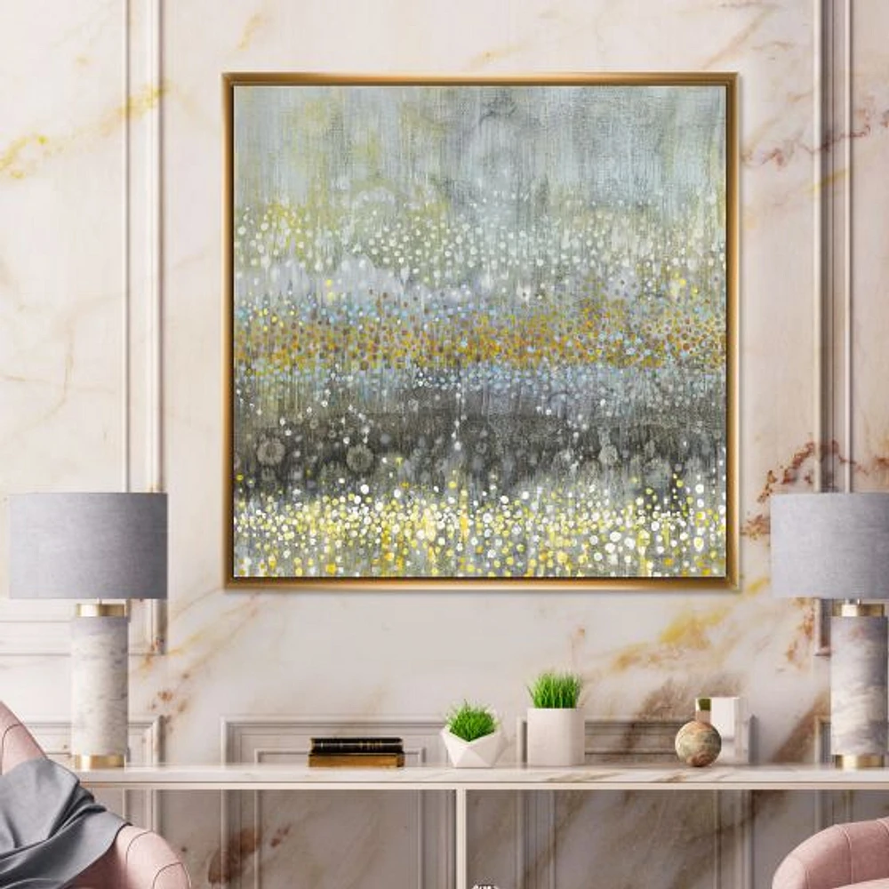 Glam Rain Abstract III - Modern & Contemporary Wall Art