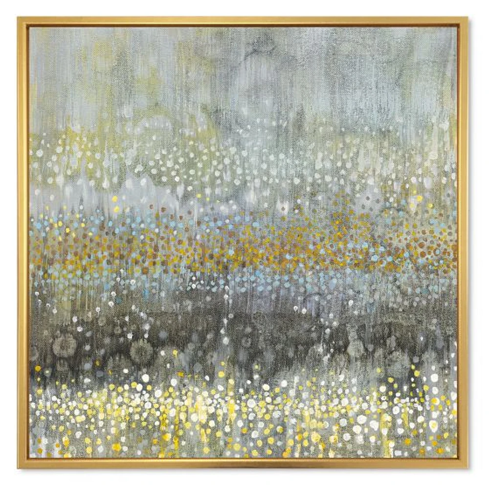 Glam Rain Abstract III - Modern & Contemporary Wall Art