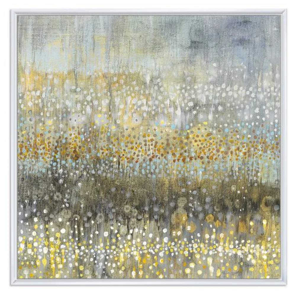 Glam Rain Abstract IV  Canvas Art