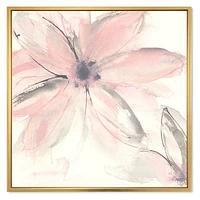 Pink Shabby Floral II  Canvas Artwork