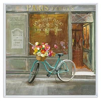 Paris French Flowershop  Canvas