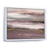 Purple Glam Storm IV  Wall Art