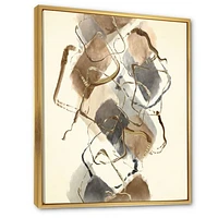 Gold Glam Squares III  Wall Art