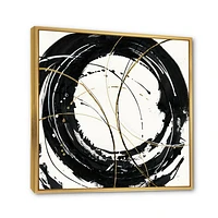 Gold Metallic Circle  Wall Art