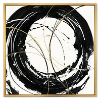 Gold Metallic Circle  Wall Art