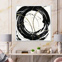 Gold Metallic Circle  Wall Art