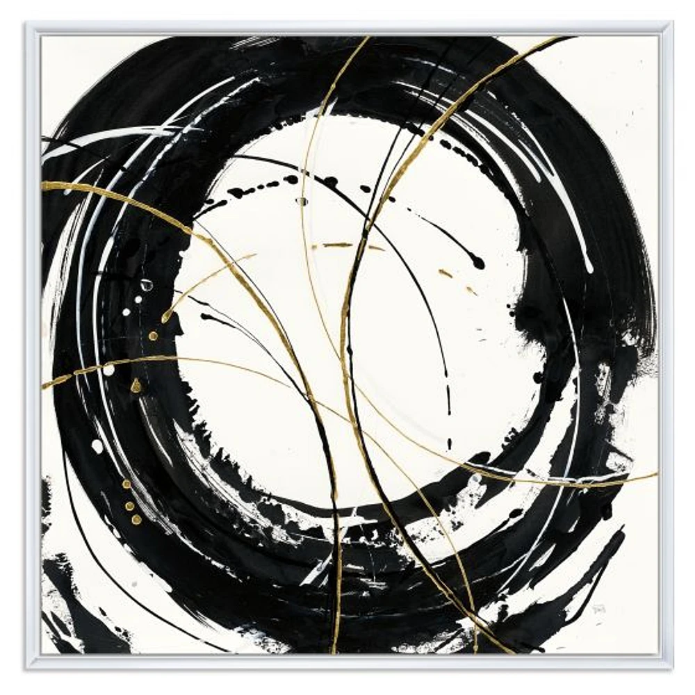 Gold Metallic Circle  Wall Art