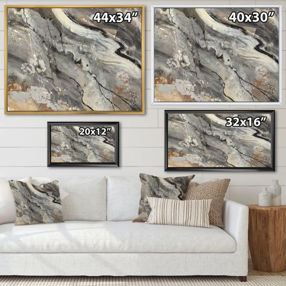 Fire and Ice Minerals II  Wall Art