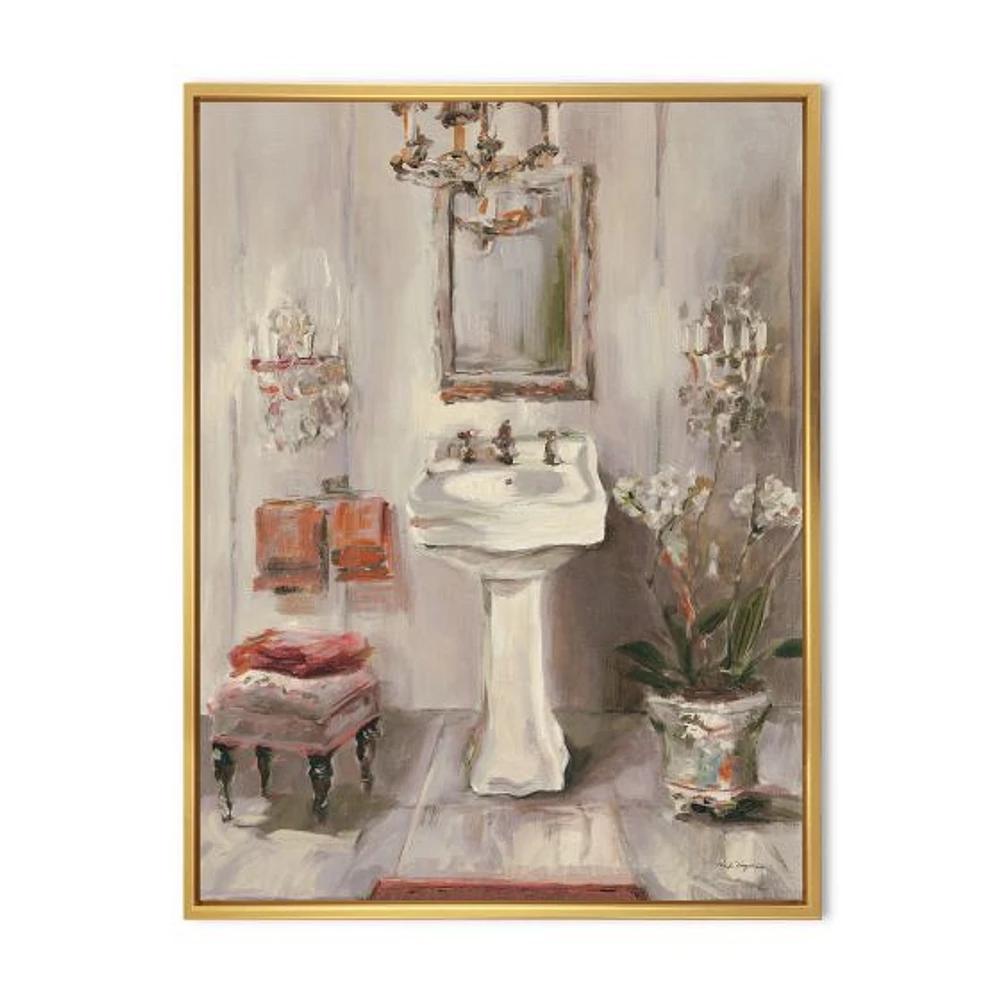 Toile « French Bath La baignoire I »