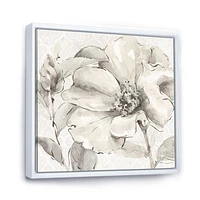 Indigold Grey Peonies IV  Canvas Art